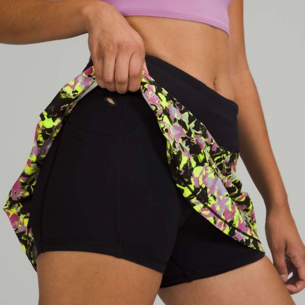 Lululemon Pace Rival Mid-Rise Skirt Size 10 Retired Edition Excellent Condition - Picture 6 of 9
